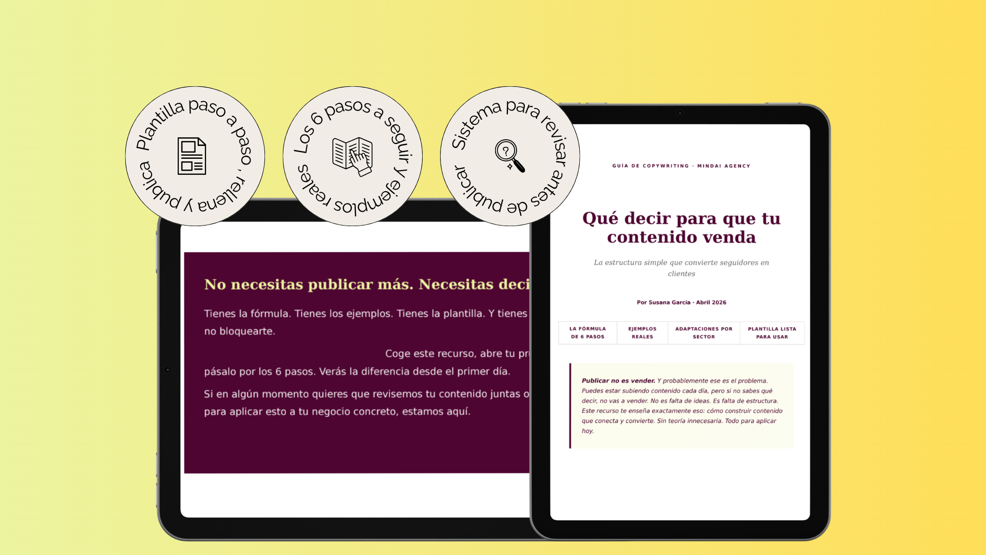 Estructura de contenido que convierte