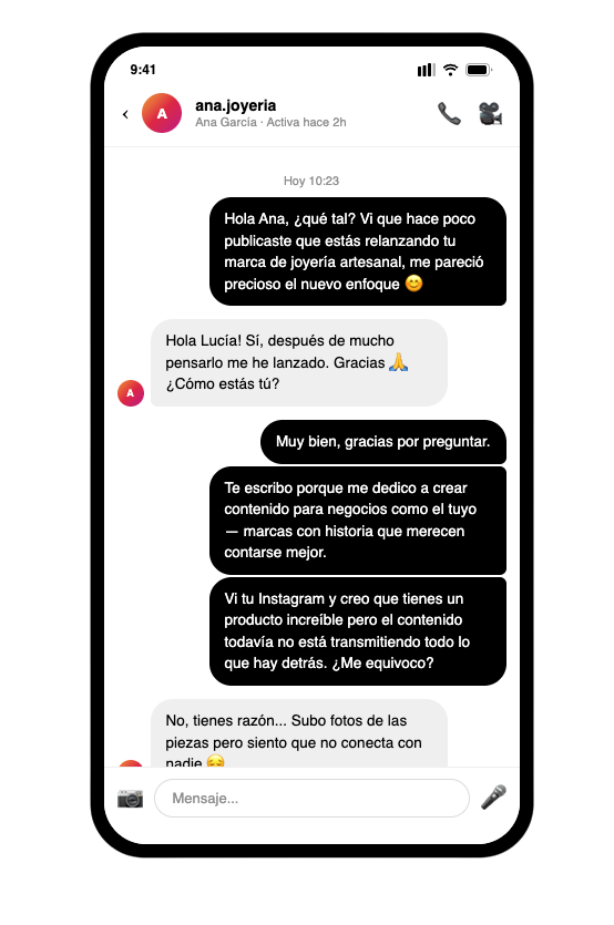 Ejemplo de contenido con IA